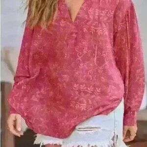 NWT Free People Mia Tunic-Rouge Combo Sz. Large